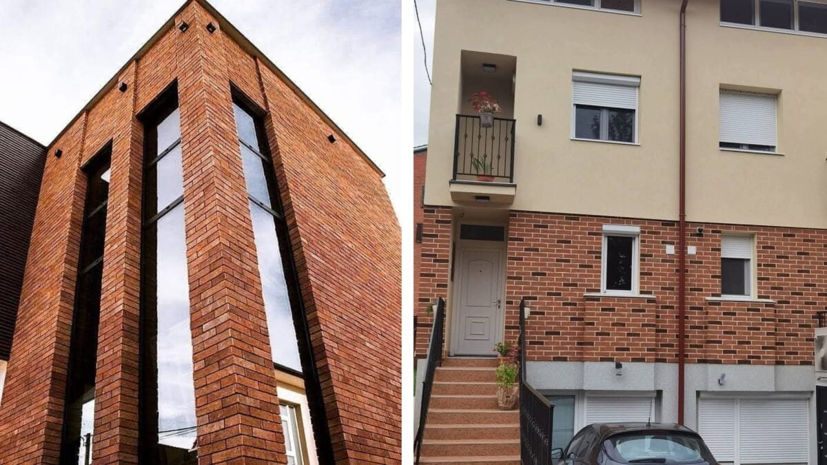 Terracotta Fassade – Handgefertigte Terracotta Riemchen als nachhaltige Fassadenlösung Moderne und klassische Wohnfassaden mit Terracotta Riemchen gestaltet